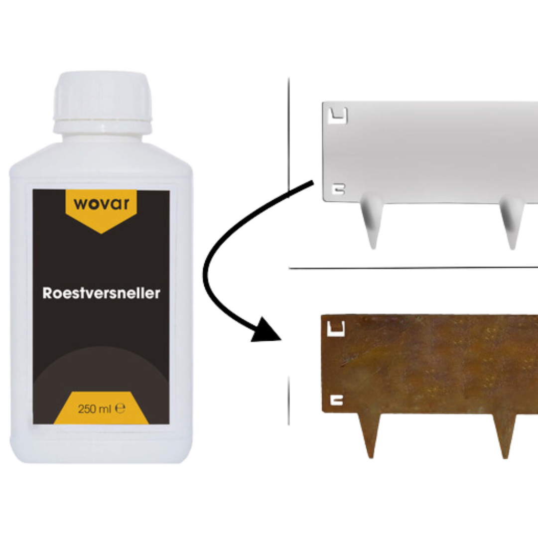 Roestversneller 0,25 Liter voor Cortenstaal en meer! - voor 5 m2 - Rijpex