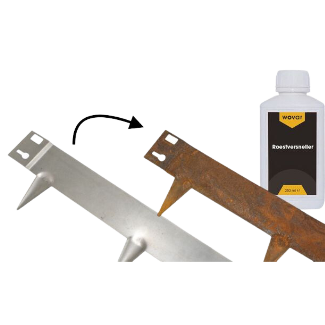 Roestversneller 0,25 Liter voor Cortenstaal en meer! - voor 5 m2 - Rijpex