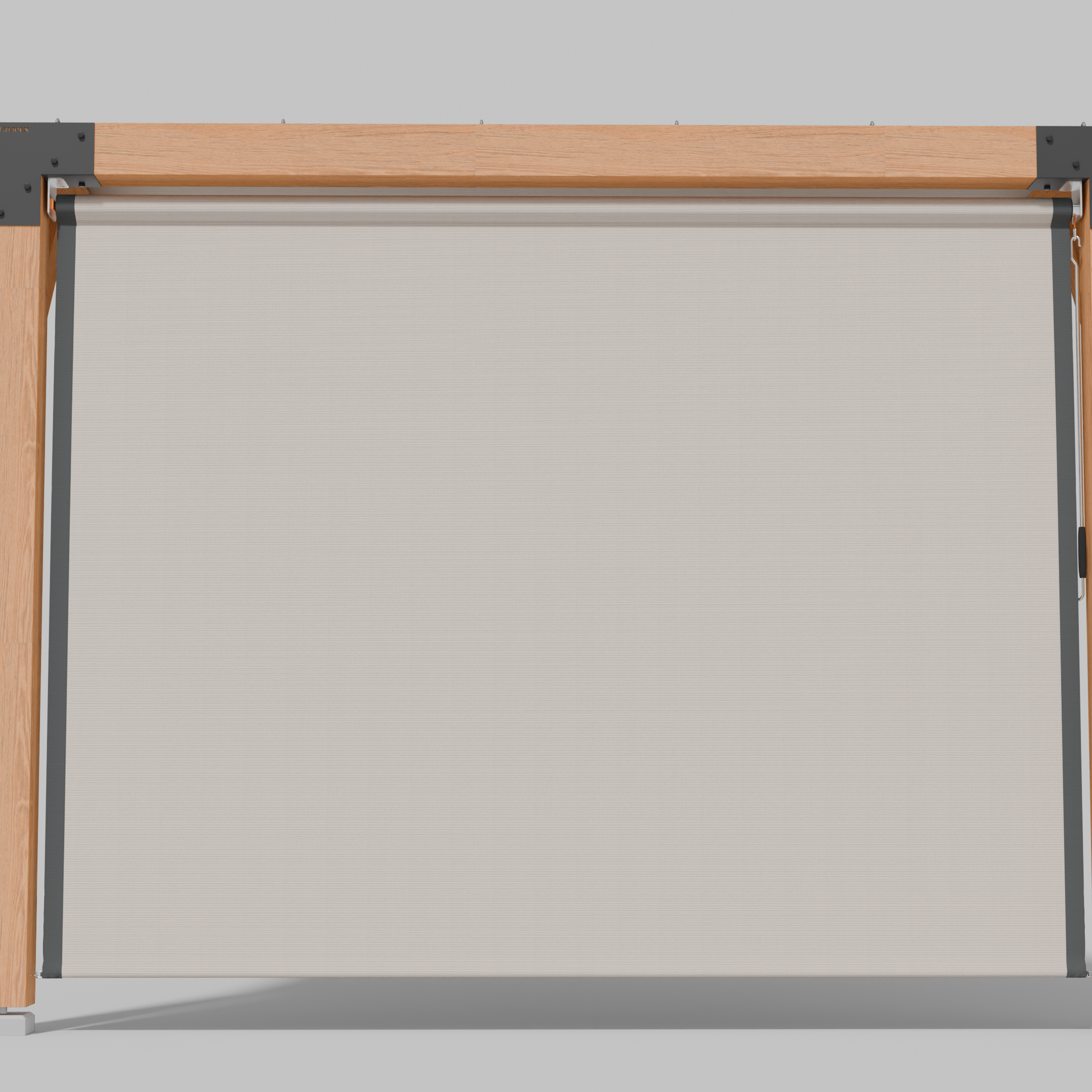 Buiten Rolgordijn HDPE – Schaduwdoek Zijwand Pergola - Rijpex