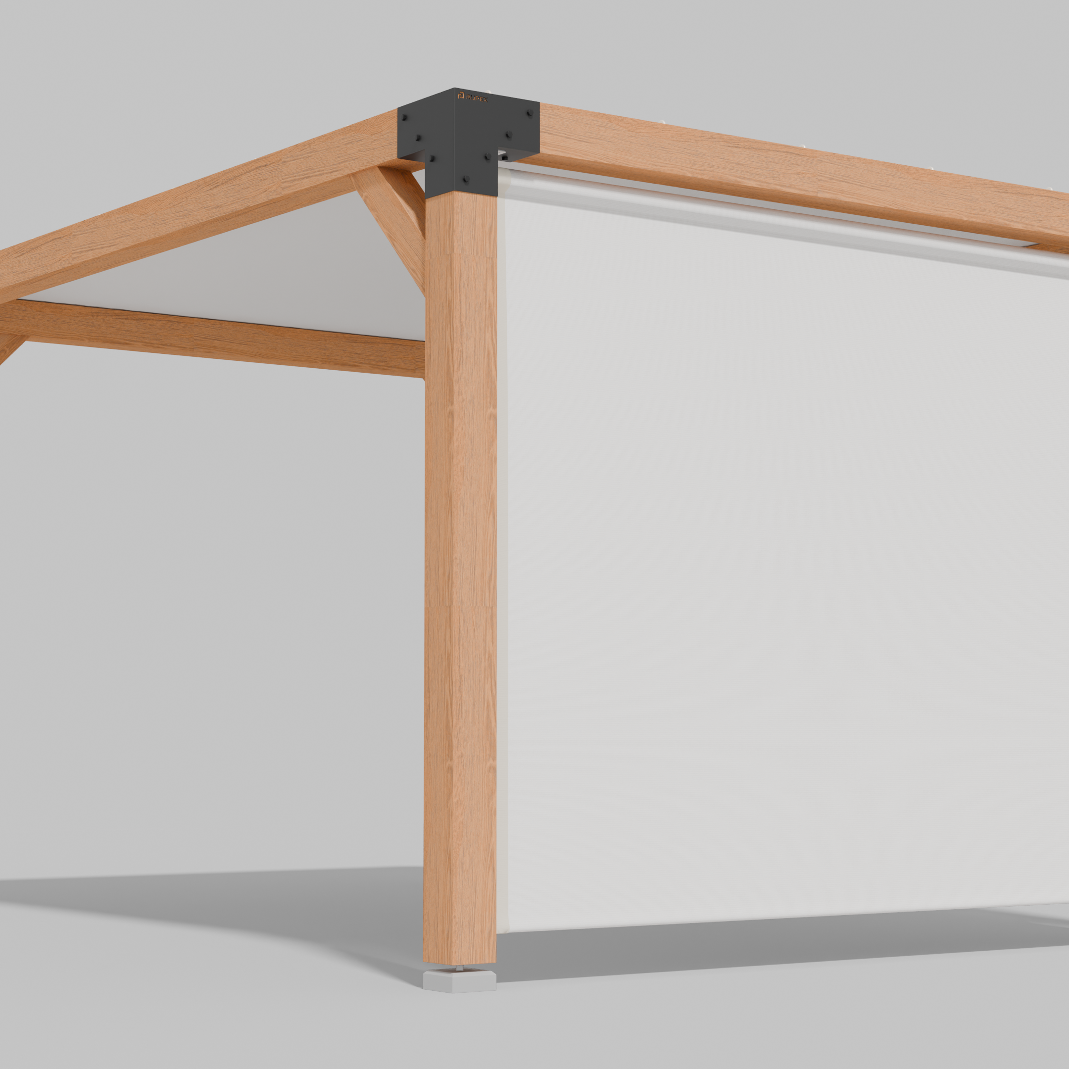 Buiten Rolgordijn HDPE – Schaduwdoek Zijwand Pergola - Rijpex
