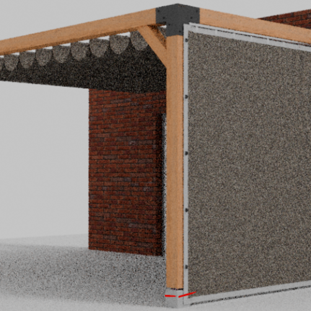 HDPE Zijwand met rail schuifsysteem en tourniquet bevestiging - Rijpex