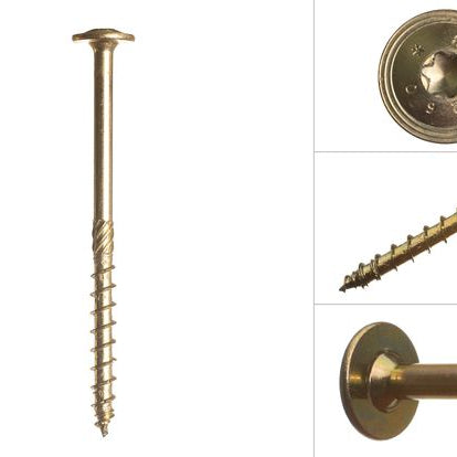 Tellerkopschroef 8,0 x 100 mm Torx - Schoor schroeven - per stuk - Rijpex