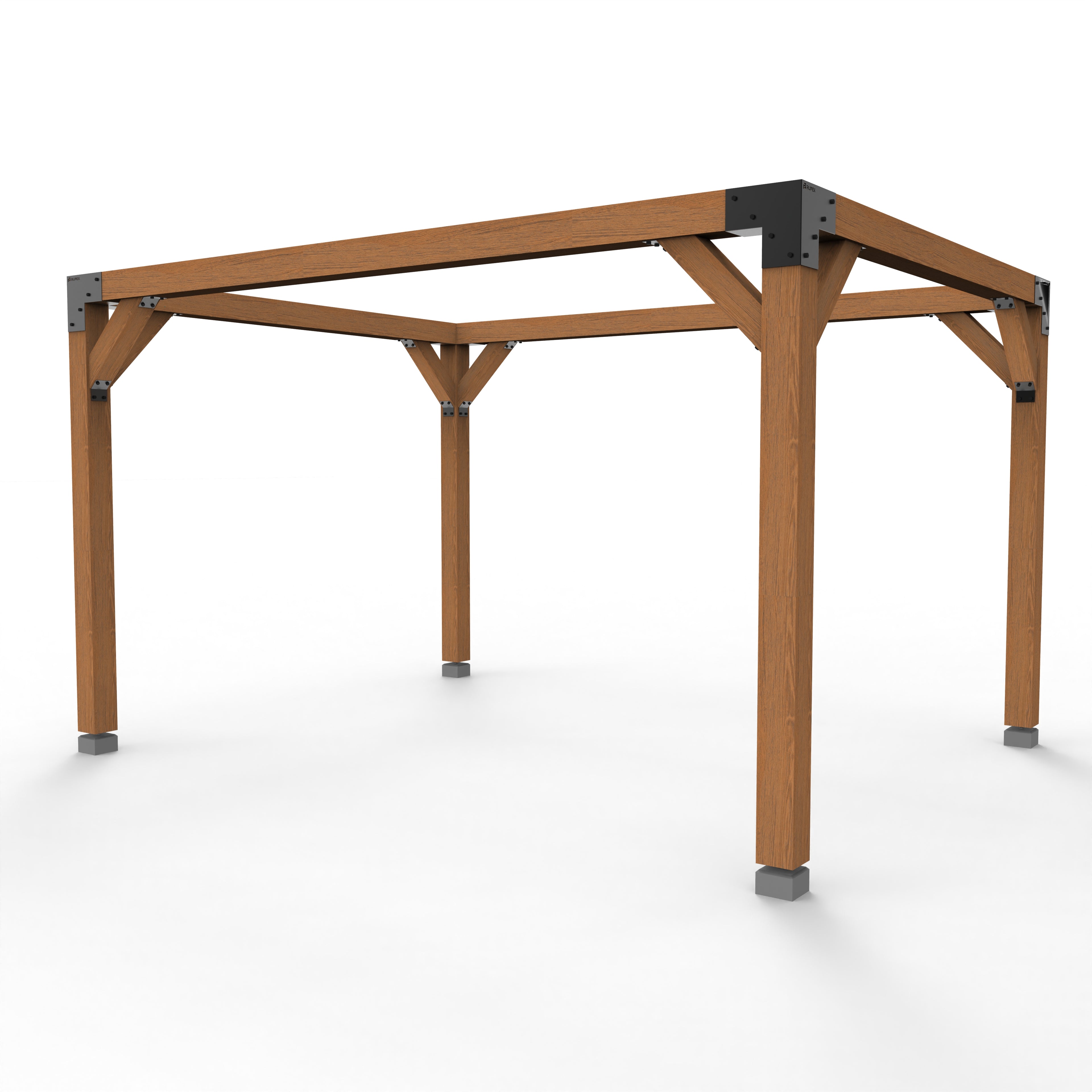 Pergola Hout Pakket | Prieel Paaldikte 15x15cm, 12x12cm 9x9cm - Rijpex