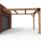 Pergola met Klimplant en Gaasdak | Gevel gemonteerd - Rijpex