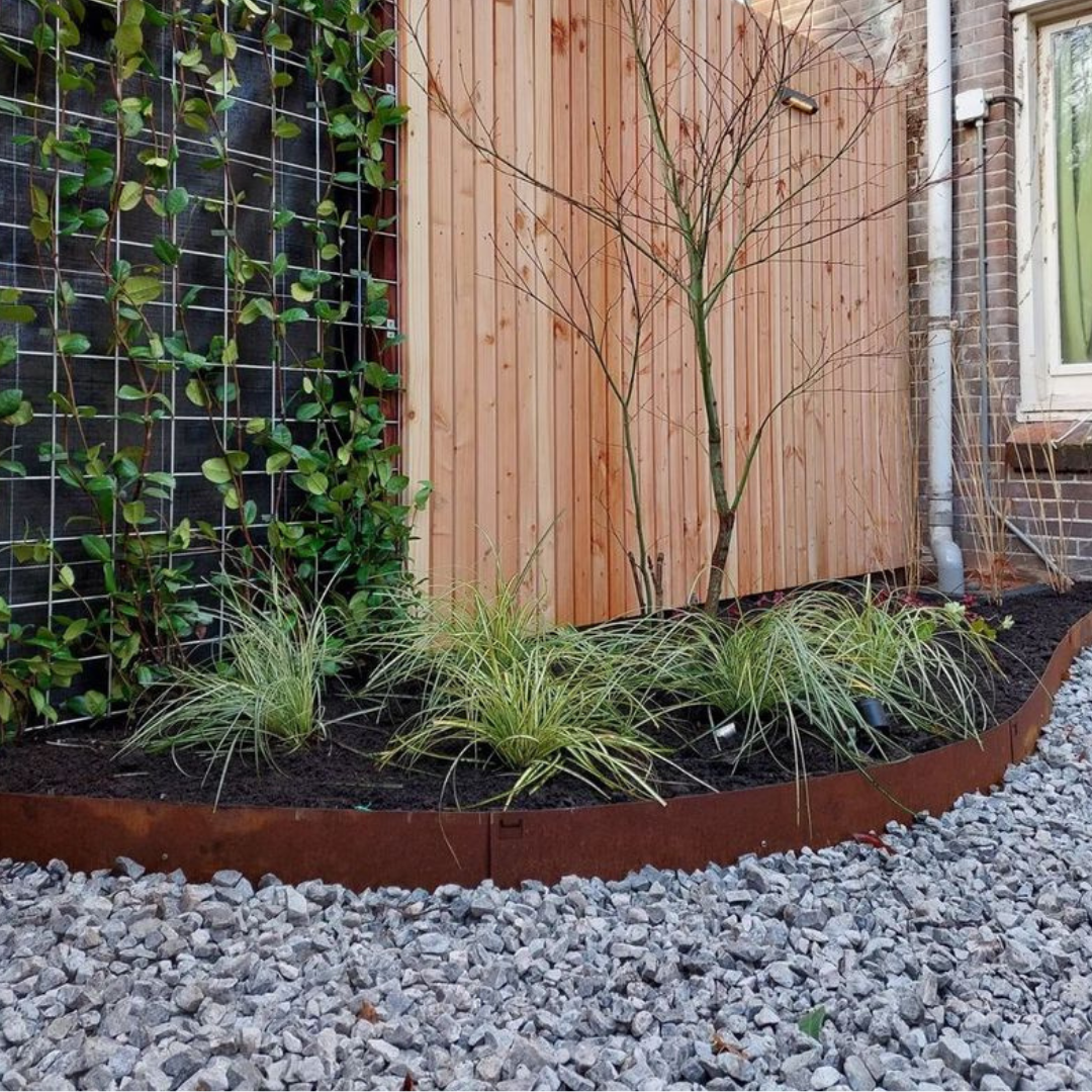 Cortenstaal Borderrand | 16 x 106 cm Flexibel | Per Stuk - Rijpex