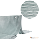 Overkapping pergola tegen gevel twee schaduwdoek - Rijpex