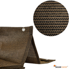 Overkapping pergola tegen gevel twee schaduwdoek - Rijpex