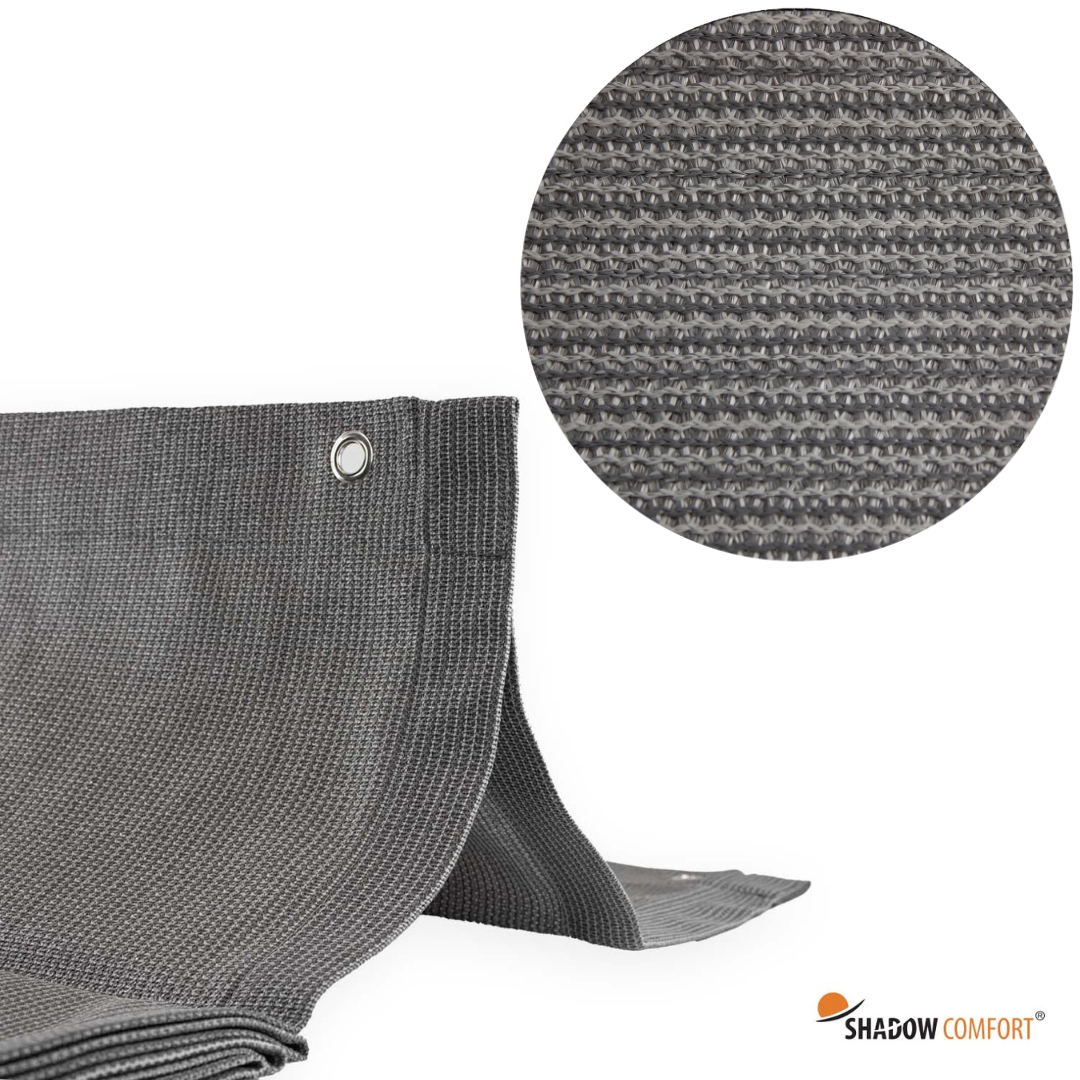 Overkapping pergola tegen gevel twee schaduwdoek - Rijpex