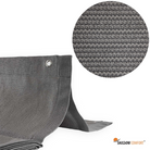 Overkapping pergola tegen gevel twee schaduwdoek - Rijpex