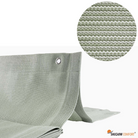 Overkapping pergola tegen gevel twee schaduwdoek - Rijpex