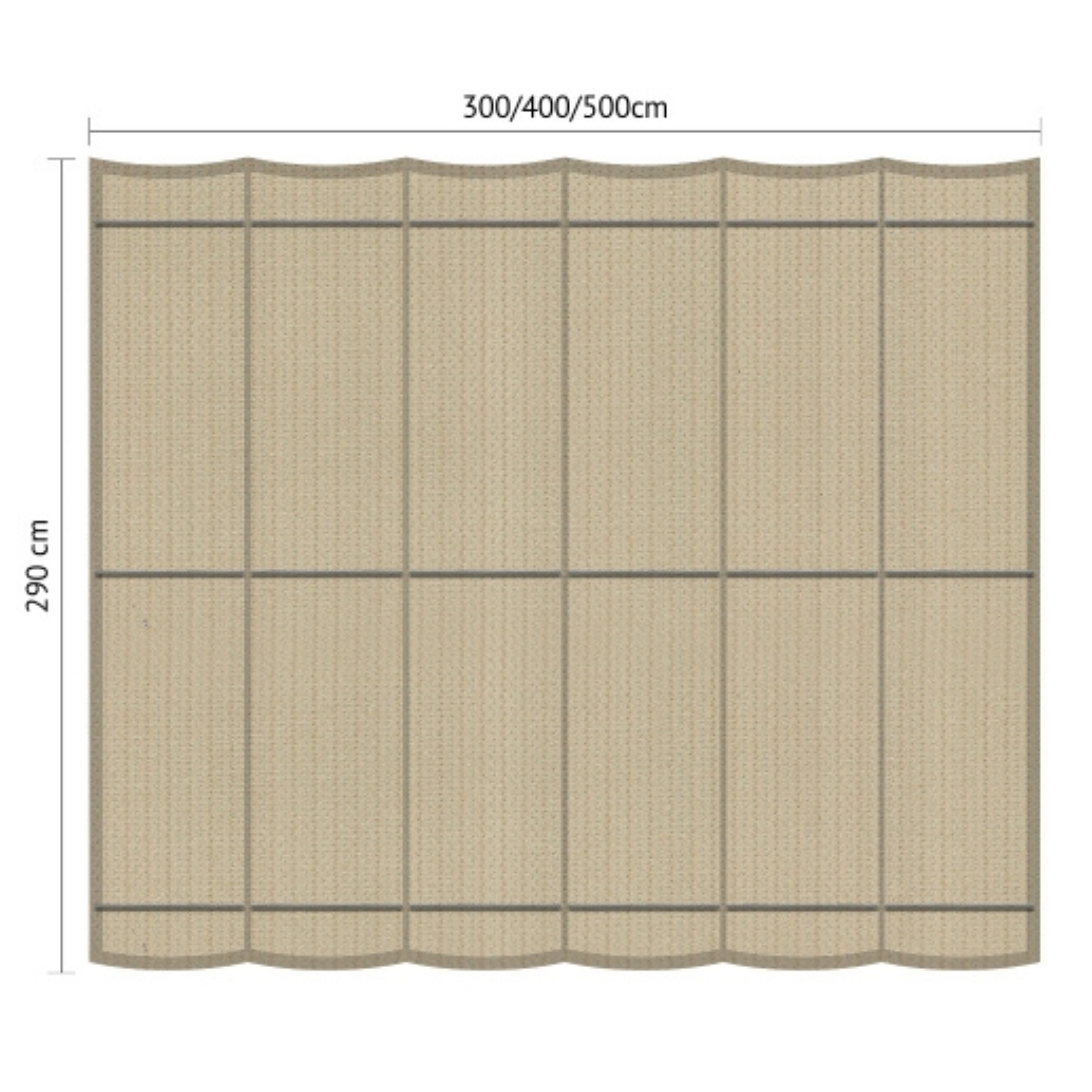 Pergola Hout Pakket Dubbel | Paaldikte 15x15cm | Harmonicadoek - Rijpex