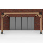 Muur Pergola Hout Pakket | Paaldikte 15x15cm 12x12cm - Rijpex