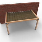 Muur Pergola Hout Pakket | Paaldikte 15x15cm | Harmonicadoek - Rijpex