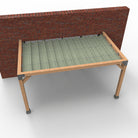 Muur Pergola Hout Pakket | Paaldikte 15x15cm | Harmonicadoek - Rijpex